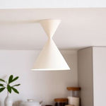 Load image into Gallery viewer, Brivana Sculpted Glass Flush Mount Light for Bedroom & Living Room