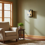 Afbeelding laden in galerijweergave, TF Manchester Glas Art Deco Wandlamp – Glas-in-lood Wandlamp voor Hal en Woonkamer