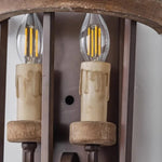 Załaduj obraz do przeglądarki galerii, Candle-style holder and iron frame detail