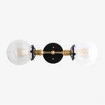 Load image into Gallery viewer, Lumio Globe Sleek Glass Globe Wall Lamp for Bathroom & Bedroom