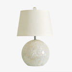 Load image into Gallery viewer, Beamira Natural Shell Mica Table Lamp – Handmade Crafted for Bedroom or Living Room