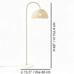 Load image into Gallery viewer, Coco Natural Rattan Bubble Floor Lamp