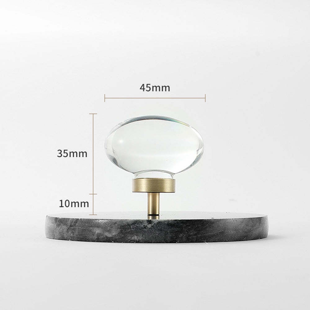 Modern Mushroom Cabinet Knob – Clear Glass Diamond Drawer Knobs