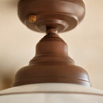 Afbeelding laden in galerijweergave, Vintage metalen plafondlamp