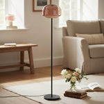 Load image into Gallery viewer, Clinco Layered Glass Sphere Floor Lamp for Living Room & Bedroom