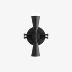 Load image into Gallery viewer, Pyralis Cone Art Deco Brass Sconce - Industrial Vanity Light