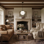 Load image into Gallery viewer, Glorica Glass 12 Inch Globe Ceiling Light - Frosted Glass Art Deco Pendant And Flush Mount