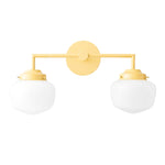 Load image into Gallery viewer, Opalume Glass Vanity Light - Vintage Inspired Bathroom Wall Lighting