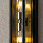 Carica l'immagine nella visualizzazione Galleria, Warm bulb holder and black metal frame detail