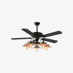 Cargar imagen en el visor de la Galería, Industrial ceiling fan light product image