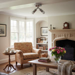 Afbeelding laden in galerijweergave, Mobilux Line Moderne Messing Opbouwlamp - Minimalistische Gouden Plafondlamp voor Slaapkamer