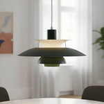 Carica l'immagine nella visualizzazione Galleria, Lampada a sospensione Danish Design – Design nordico scandinavo multicolore per sala da pranzo e soggiorno N38