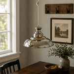 Cargar imagen en el visor de la Galería, Bauhaus chrome dome pendant light