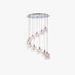 Afbeelding laden in galerijweergave, Glomara Gesculpteerde Metalen Hanglamp – Overgangs Wandlamp Sfeerverlichting voor Slaapkamers en Entrees