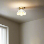 Bild in die Galerieansicht laden, Blossom Glow Mid-Century Keramik Deckenleuchte