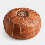 Bild in die Galerieansicht laden, brown Moroccan pouf product view