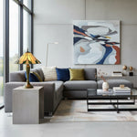 Afbeelding laden in galerijweergave, TiffStar Natuur Geïnspireerde Kunstglas Tafellamp - Glas-in-lood Bladpatroon voor Woondecoratie