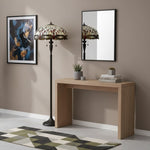 Load image into Gallery viewer, TF Dragonfly Motif Floor Lamp – Vintage Stained-Glass for Living Rooms