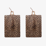 Load image into Gallery viewer, Lepwood Premium Leopard Print Mango Wood Chopping Serving Board for Table Styling and Entertaining