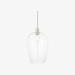 Afbeelding laden in galerijweergave, Clarione in hoogte verstelbare glazen hanglamp - Klassieke Art Deco lamp