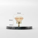 Load image into Gallery viewer, Modern Mushroom Cabinet Knob – Clear Glass Diamond Drawer Knobs
