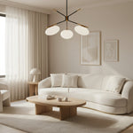 Load image into Gallery viewer, Brimush Flattened-Globe Pendant Lamp – Minimalist Architectural Form