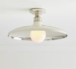 Afbeelding laden in galerijweergave, Forvara Boerderij Metaal Opbouwlamp - Zwarte of Witte Plafondlamp