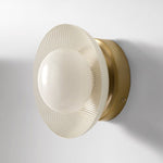 Load image into Gallery viewer, Elorina Sconce Wall Light - Textured Metal or Glass Shade