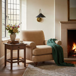 Load image into Gallery viewer, Curva Metal Curved Arm Modern Wall Sconce for Bedroom & Hallway