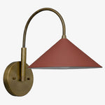 Load image into Gallery viewer, Curva Metal Curved Arm Modern Wall Sconce for Bedroom & Hallway