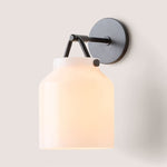 Load image into Gallery viewer, Hanton Minimalist Metal & Glass Wall Sconce – Modern Bathroom & Vanity