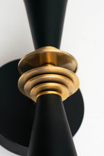 Load image into Gallery viewer, Pyralis Cone Art Deco Wall Light - Multi-Directional Sconce for Vanity or Wall