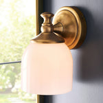 Load image into Gallery viewer, Kalvora Curved Arm Design Modern Wall Sconce for Bedroom & Living Room