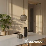 Load image into Gallery viewer, Glass Vintage Pendant Lamp - Sculptural Shade Design for Interior Spaces