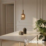 Load image into Gallery viewer, Glass Vintage Pendant Lamp - Sculptural Shade Design for Interior Spaces