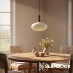 Load image into Gallery viewer, Glass Vintage Pendant Lamp - Sculptural Shade Design for Interior Spaces