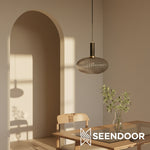 Load image into Gallery viewer, Glass Vintage Pendant Lamp - Sculptural Shade Design for Interior Spaces