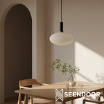 Load image into Gallery viewer, Glass Vintage Pendant Lamp - Sculptural Shade Design for Interior Spaces