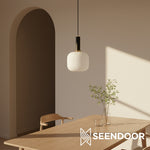 Load image into Gallery viewer, Glass Vintage Pendant Lamp - Sculptural Shade Design for Interior Spaces