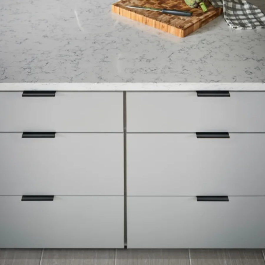 Top Knobs TK503 5‑Inch Finger Pull Modern Cabinet Hardware Pull