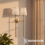 Afbeelding laden in galerijweergave, Bryant wandlamp