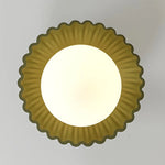 Afbeelding laden in galerijweergave, Crème Stijl Hars Alien Plafondlamp