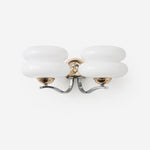 Afbeelding laden in galerijweergave, Wandlamp met dubbele laag melkglas