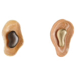 Bild in die Galerieansicht laden, Oyster Hammerschlag Onyx Wandleuchte