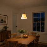 Cargar imagen en el visor de la Galería, Warm evening dining room with ceramic pendant light