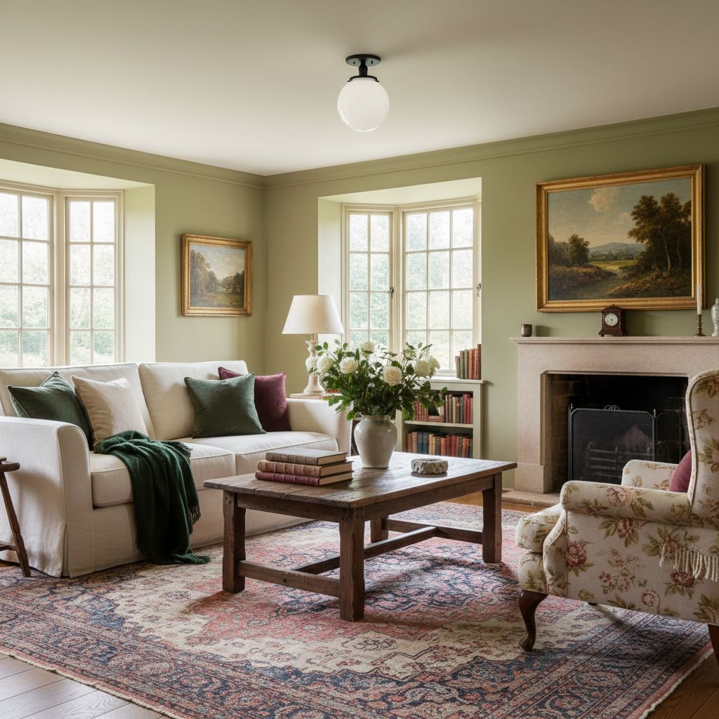 Glorica White Opal Sphere Modern Semi-Flush Light for Bedroom & Entryway