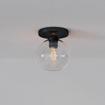 Load image into Gallery viewer, Selvion Modern Globe Pendant Light - Damp-Rated Bathroom Lighting - Luxe Glass Shade

