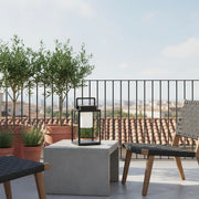 Veltor Tragbare wiederaufladbare Tischlampe – Modernes Metall für den Außenbereich