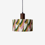Cargar imagen en el visor de la Galería, Fabric drum pendant light 18