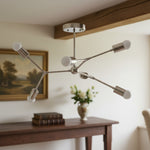 Load image into Gallery viewer, Mobilux Geometric Frame Modern Chandelier for Kitchen &amp; Living Room
